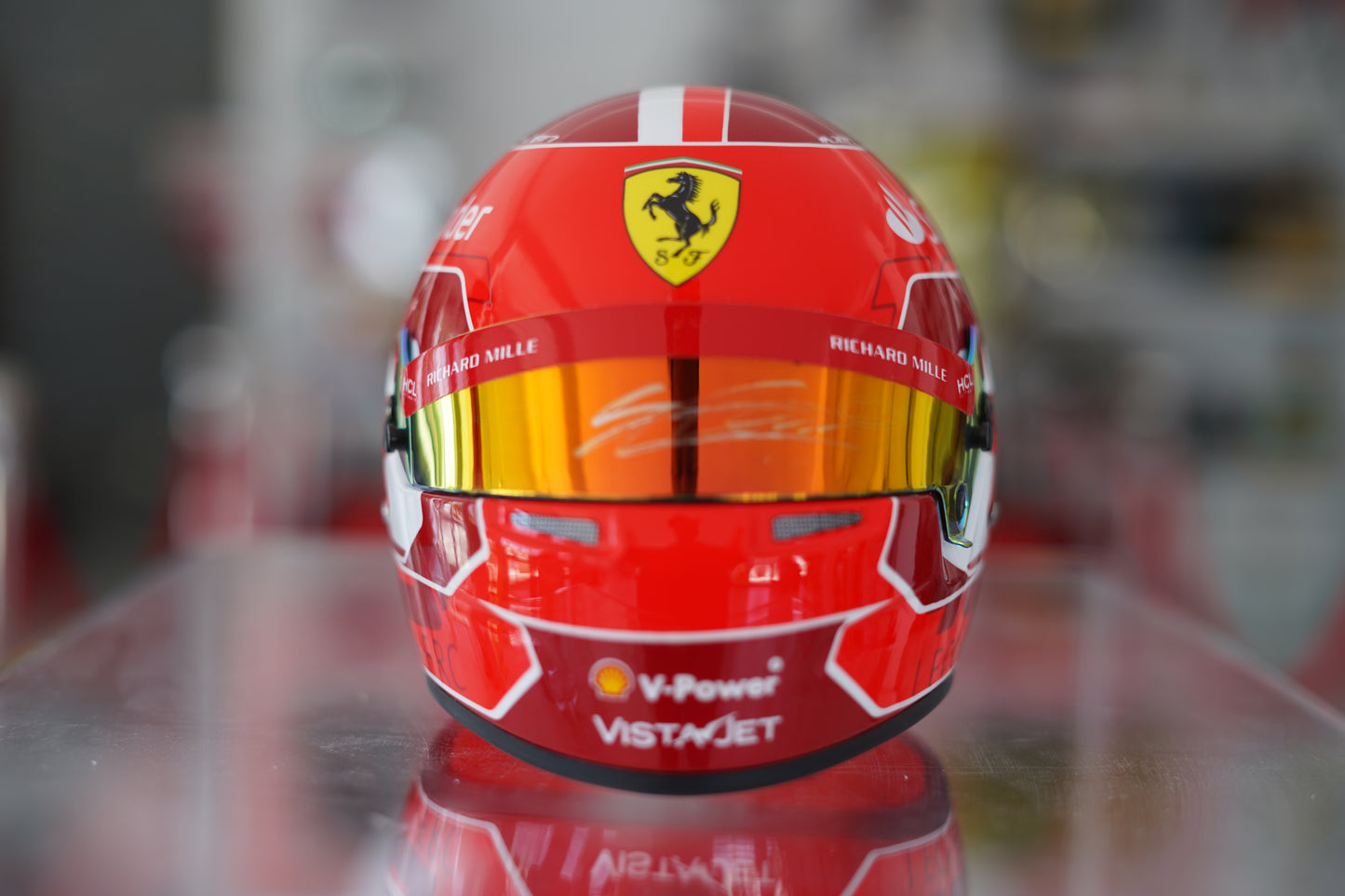 2024 Charles leClerc Ferrari 1:2 Scale Helmet