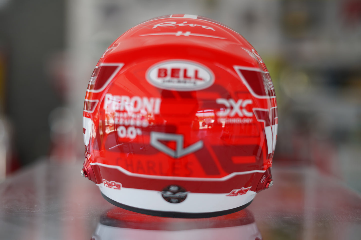 2024 Charles leClerc Ferrari 1:2 Scale Helmet