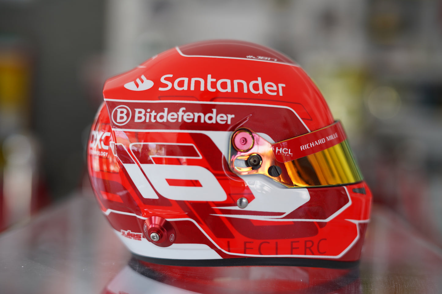2024 Charles leClerc Ferrari 1:2 Scale Helmet