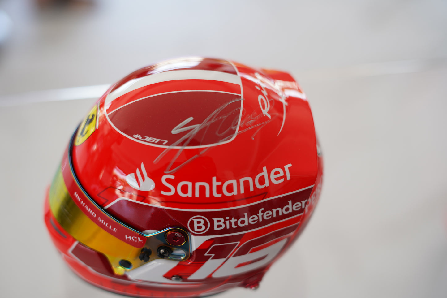 2024 Charles leClerc Ferrari 1:2 Scale Helmet