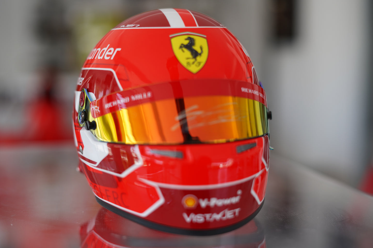 2024 Charles leClerc Ferrari 1:2 Scale Helmet