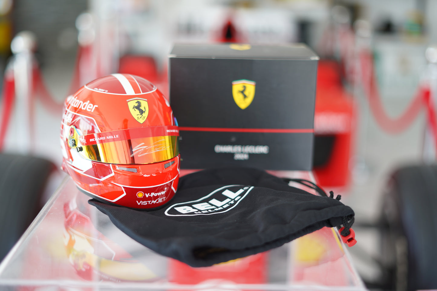 2024 Charles leClerc Ferrari 1:2 Scale Helmet