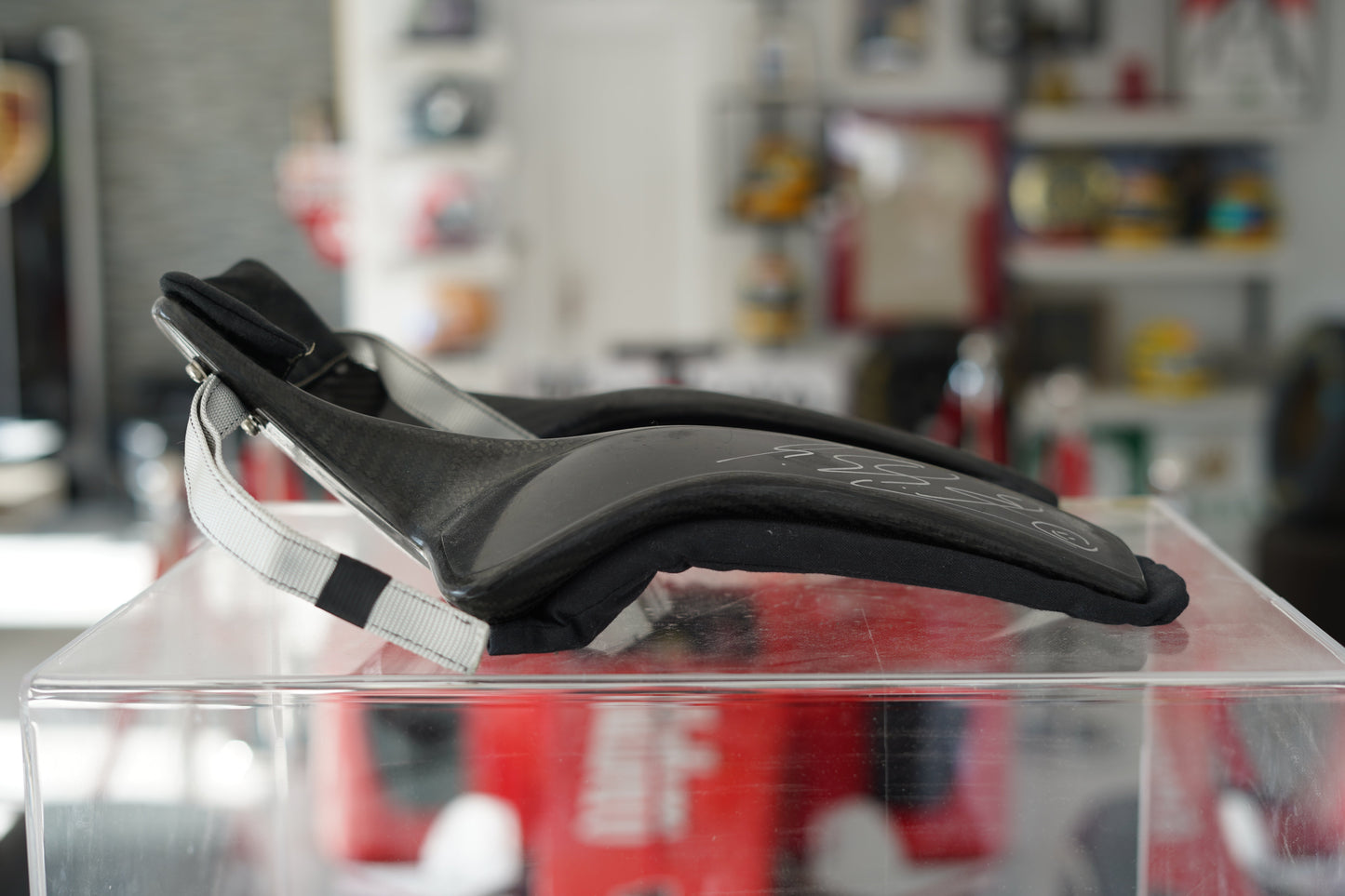 2010 Michael Schumacher race used H.A.N.S system