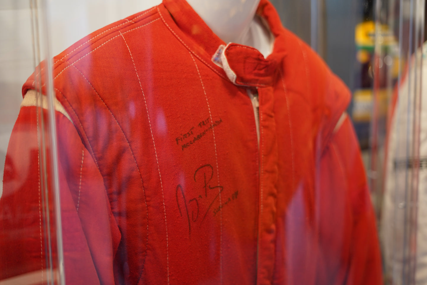 1987 Ayrton Senna signed McLaren test used suit