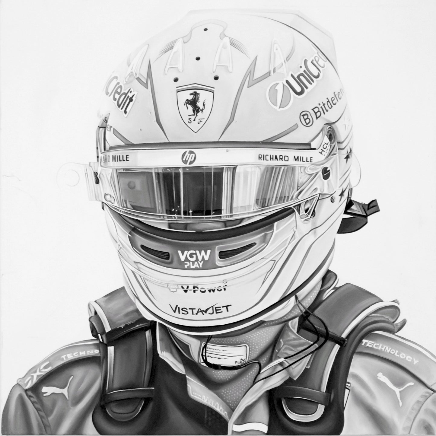 Lewis Hamilton - Painting by Ricardo Rodriguez