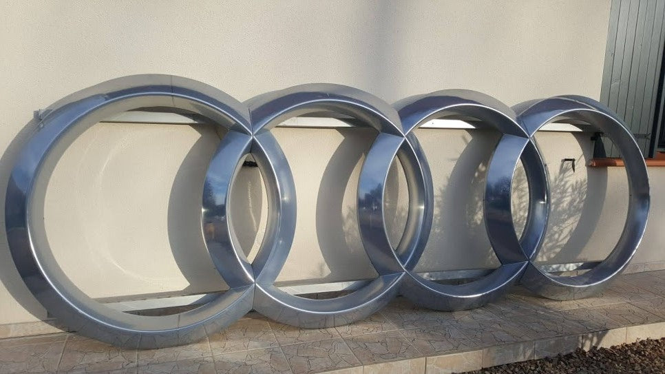 2010's Giant Audi official dealership illuminated sign