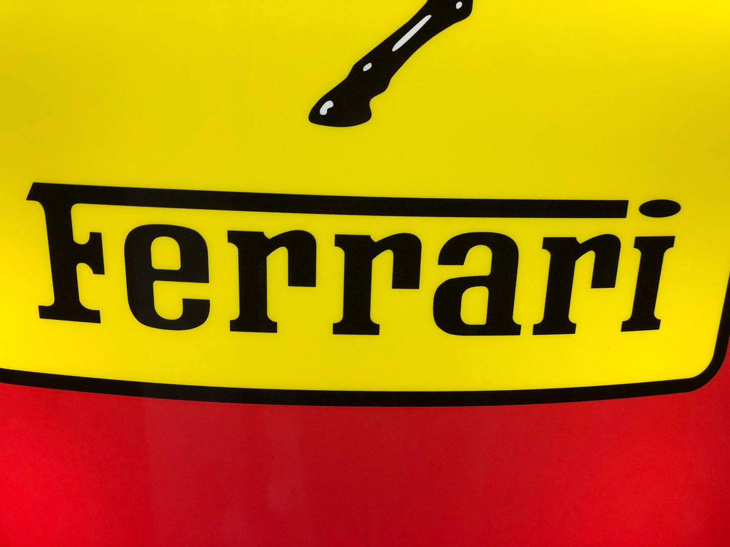 2000's Ferrari Official Dealer Double Side illuminated Sign