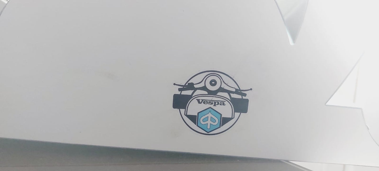 2000s Vespa Piaggio official dealership illuminated sign