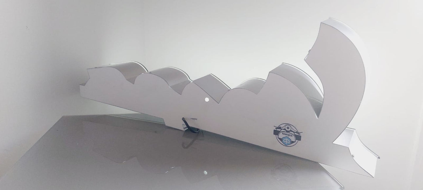 2000s Vespa Piaggio official dealership illuminated sign