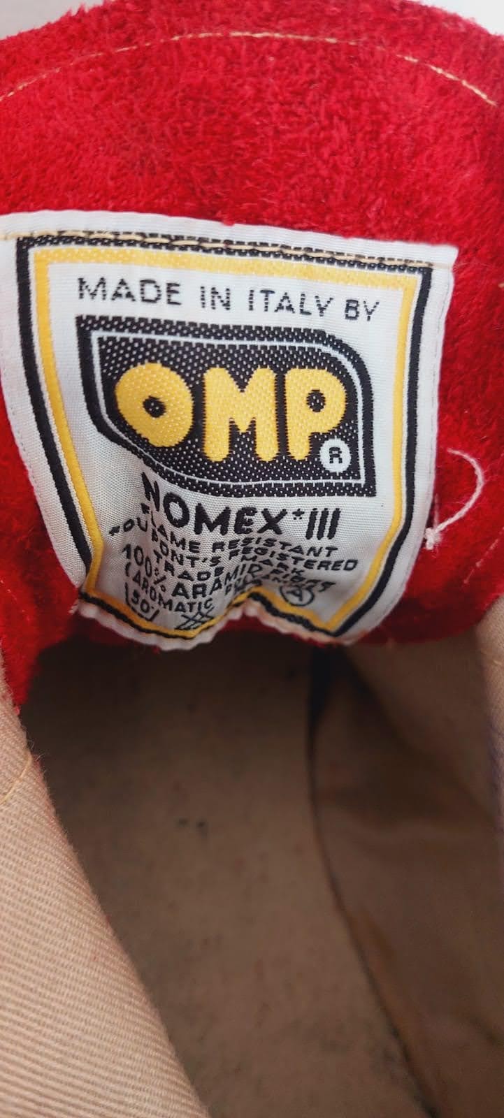 1997 Michael Schumacher OMP test shoes Signed