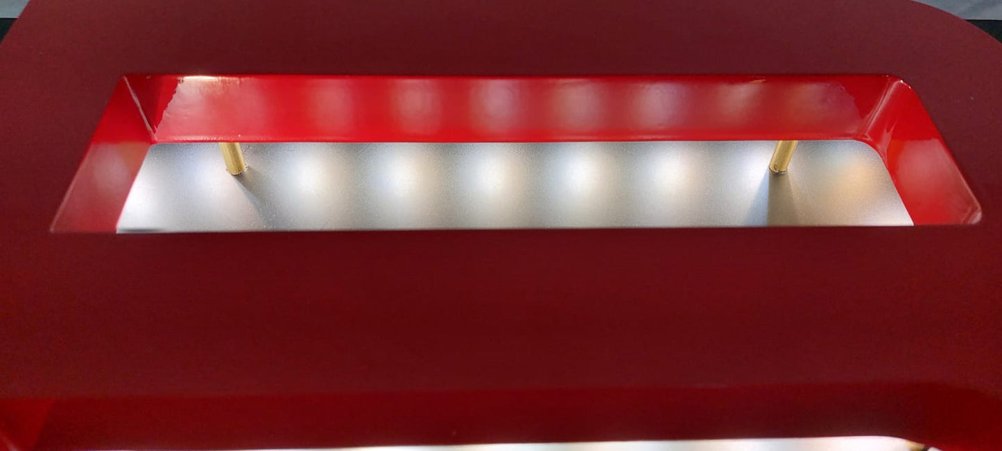 2000s Porsche dealership illuminated wall sign
