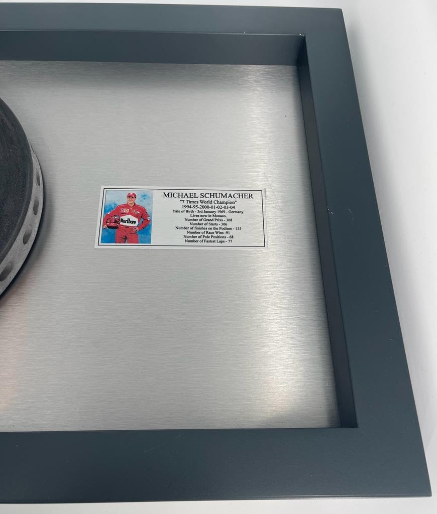 2006 Michael Schumacher Ferrari brake rotor signed