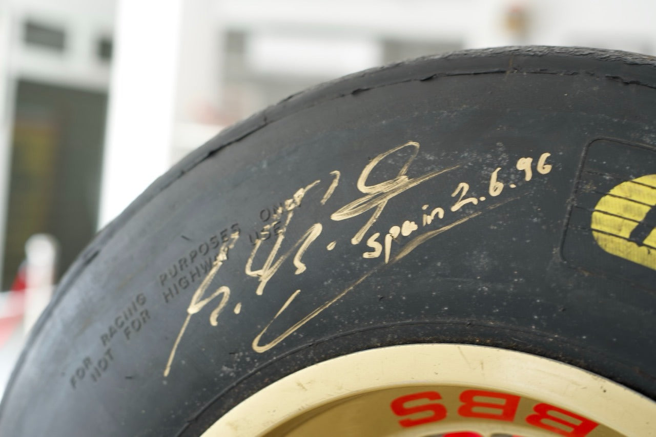 1996 Michael Schumacher BBS / GoodYear Ferrari race used tire