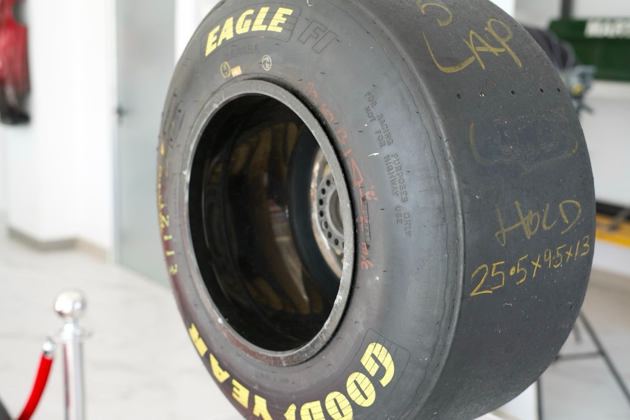 1996 Michael Schumacher BBS / GoodYear Ferrari race used tire