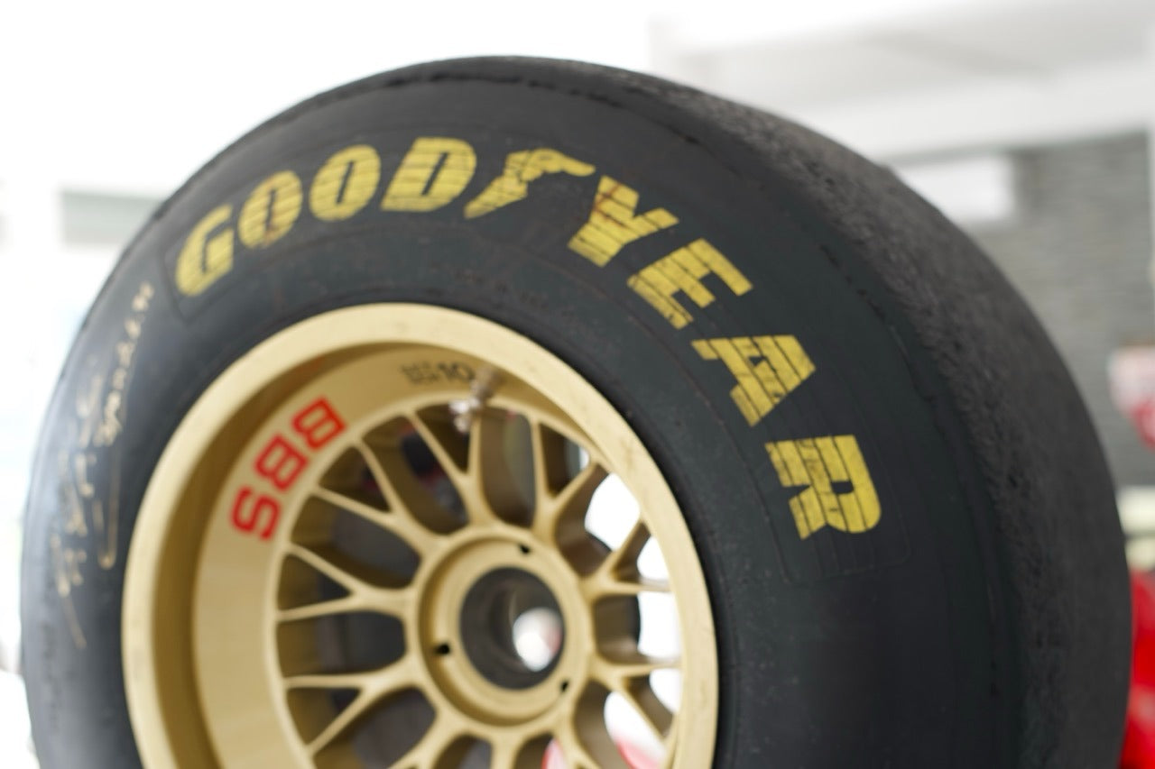 1996 Michael Schumacher BBS / GoodYear Ferrari race used tire
