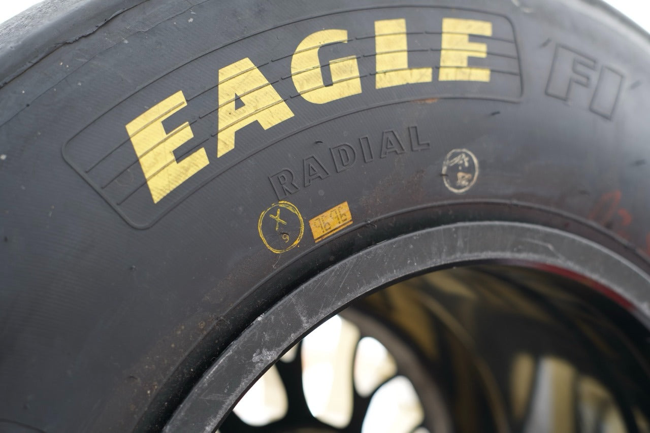 1996 Michael Schumacher BBS / GoodYear Ferrari race used tire