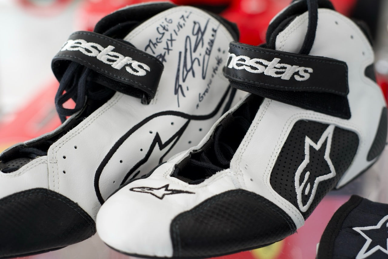 2009 The Stig Michael Schumacher gloves, shoes and helmet set