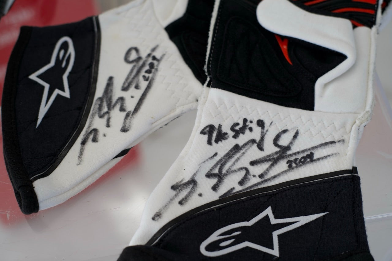 2009 The Stig Michael Schumacher gloves, shoes and helmet set