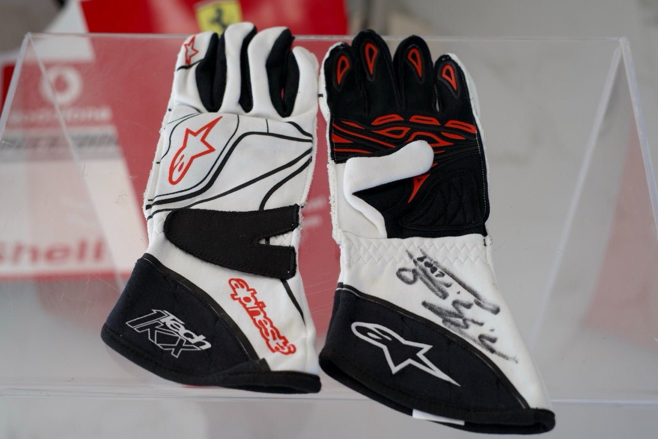 2009 The Stig Michael Schumacher gloves, shoes and helmet set