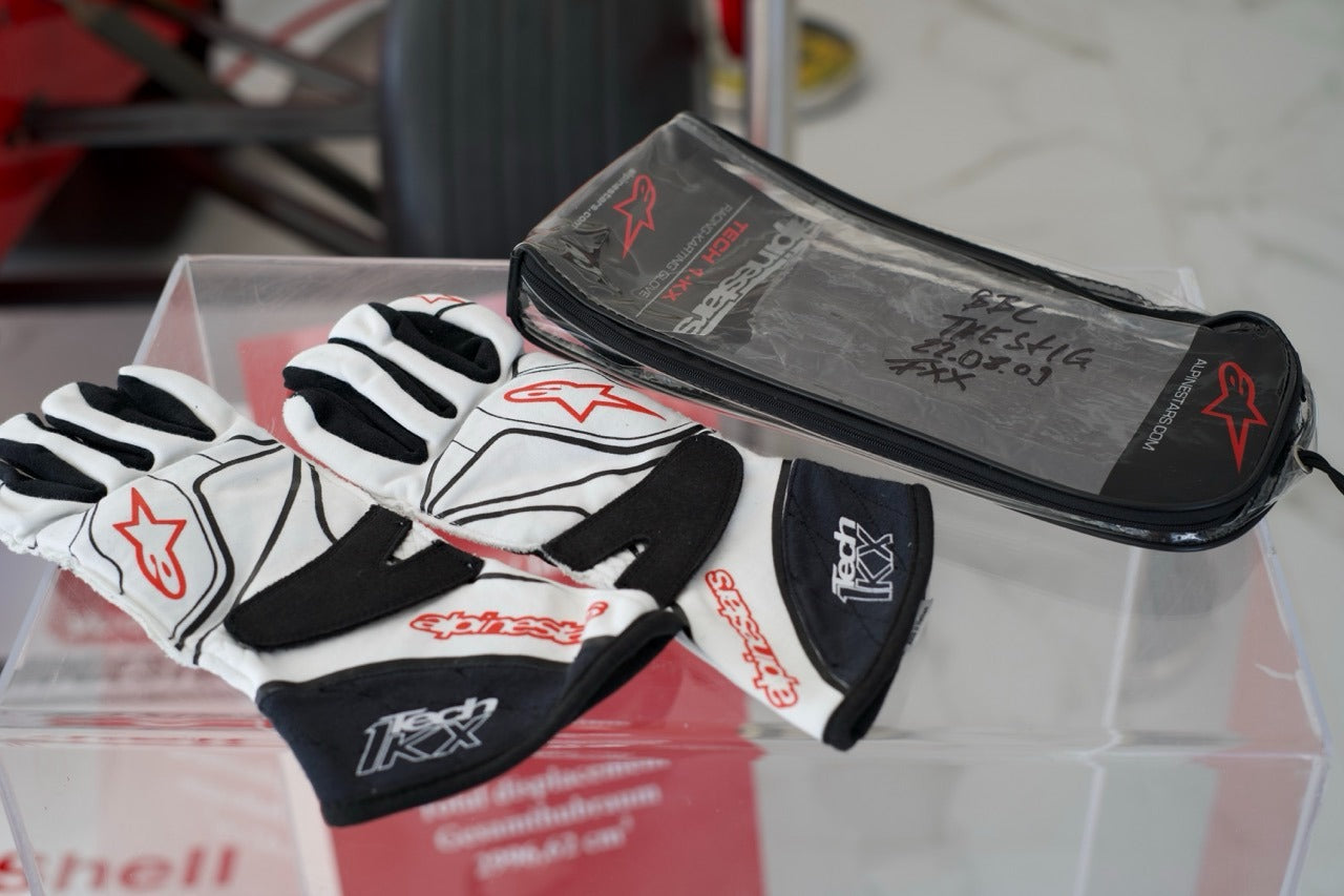 2009 The Stig Michael Schumacher gloves, shoes and helmet set