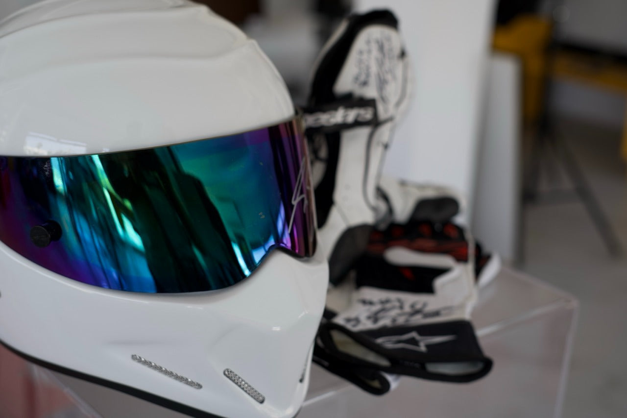 2009 The Stig Michael Schumacher gloves, shoes and helmet set