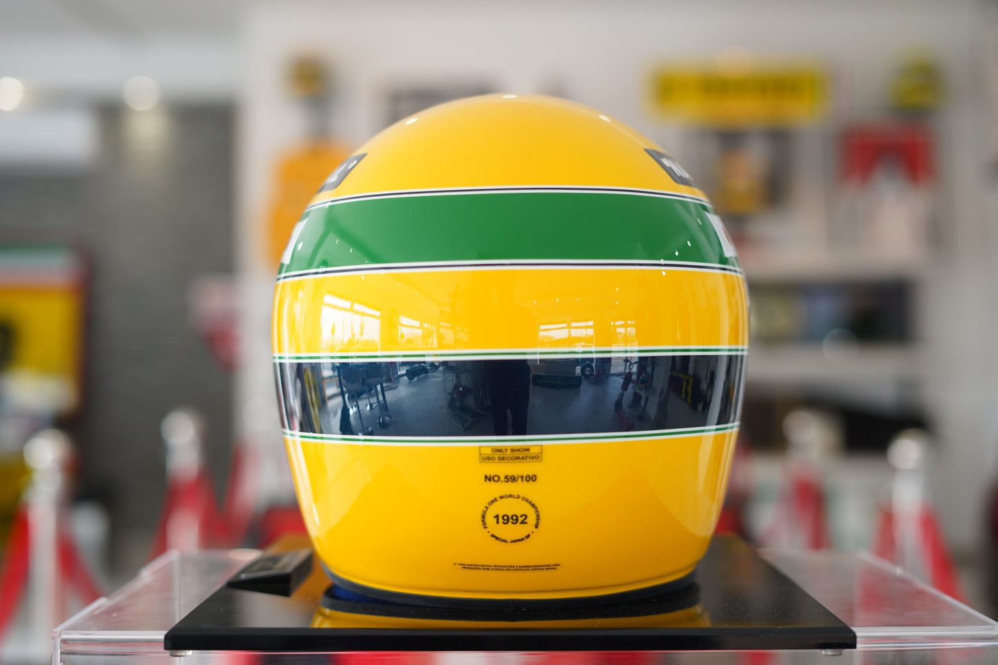 1992 Ayrton Senna Shoei limited edition Japanese GP