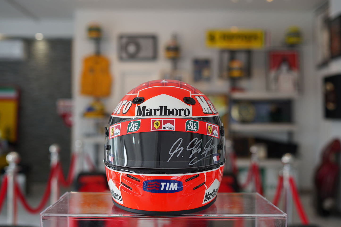 2002 Michael Schumacher Bell replica Helmet signed