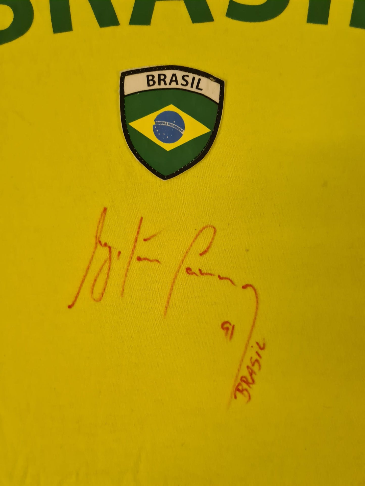 1991 Ayrton Senna personal soccer jersey