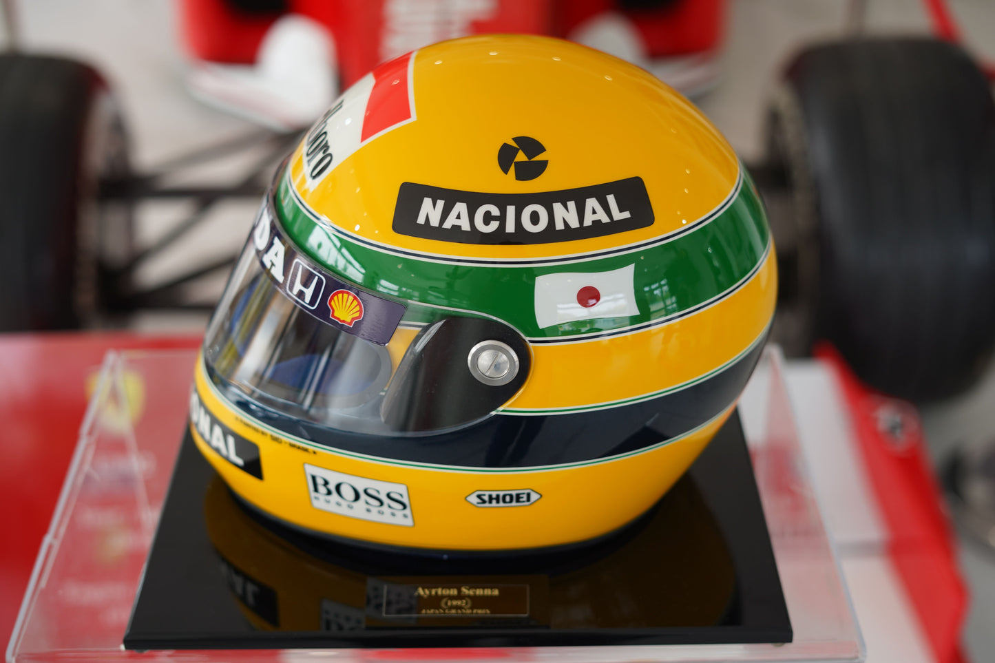 1992 Ayrton Senna Shoei limited edition Japanese GP