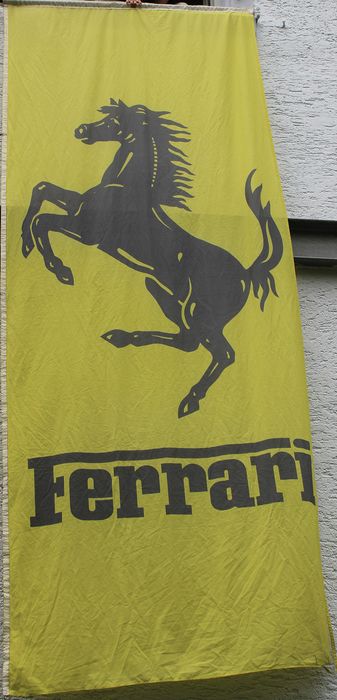 Original Ferrari dealership flag