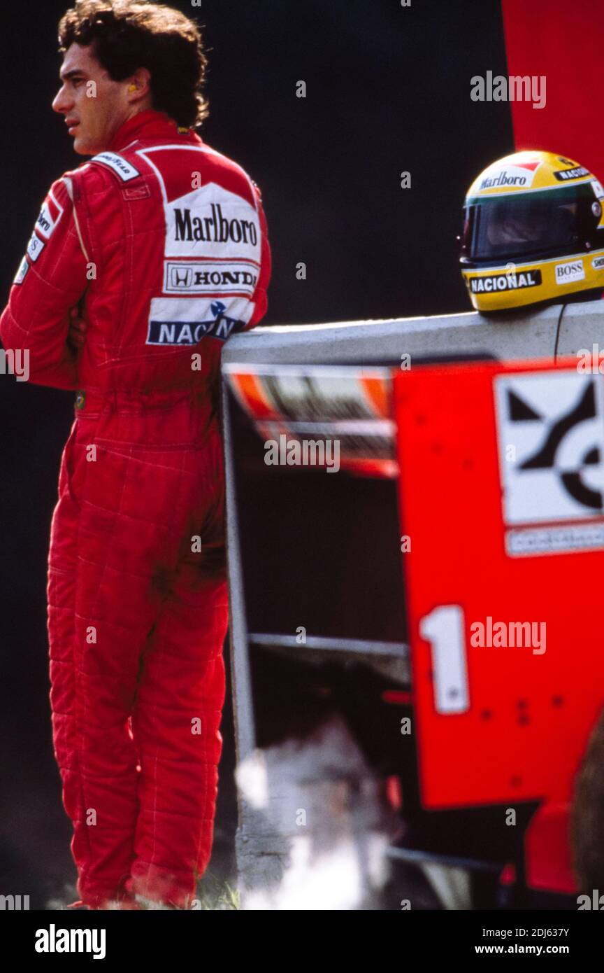 1992 Ayrton Senna Shoei limited edition Japanese GP