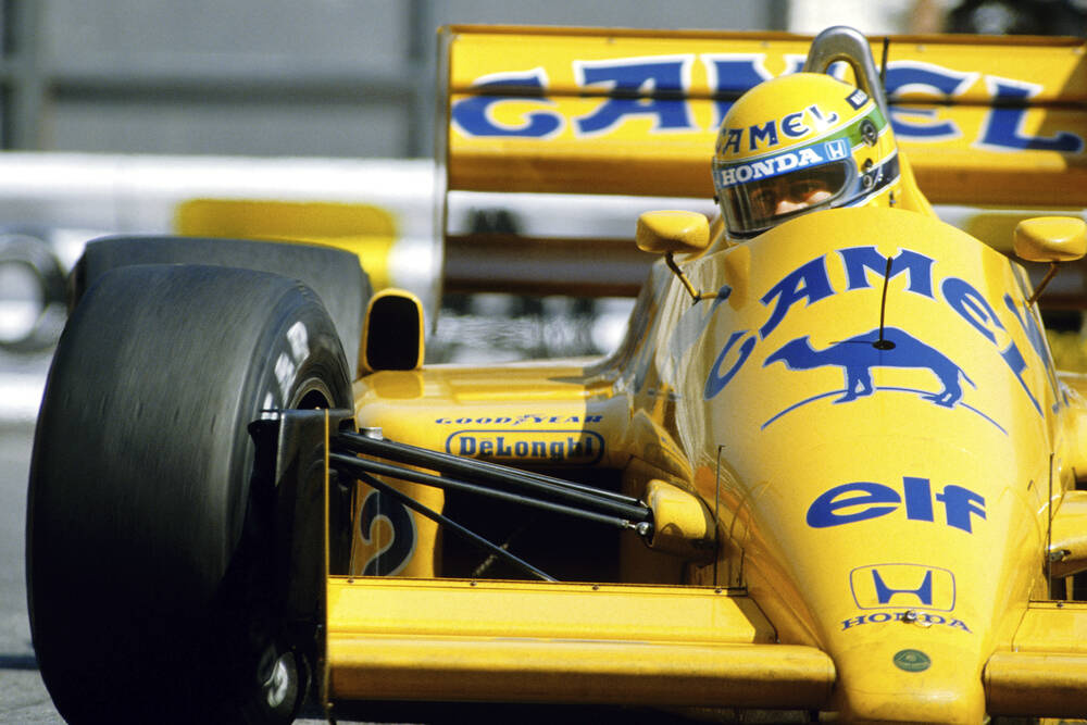1987 Ayrton Senna Lotus 99T full rear wing