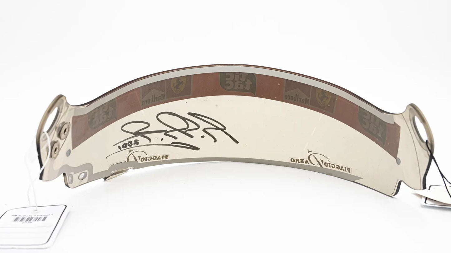 2001 Michael Schumacher Scuderia Ferrari Formula 1 Signed Visor