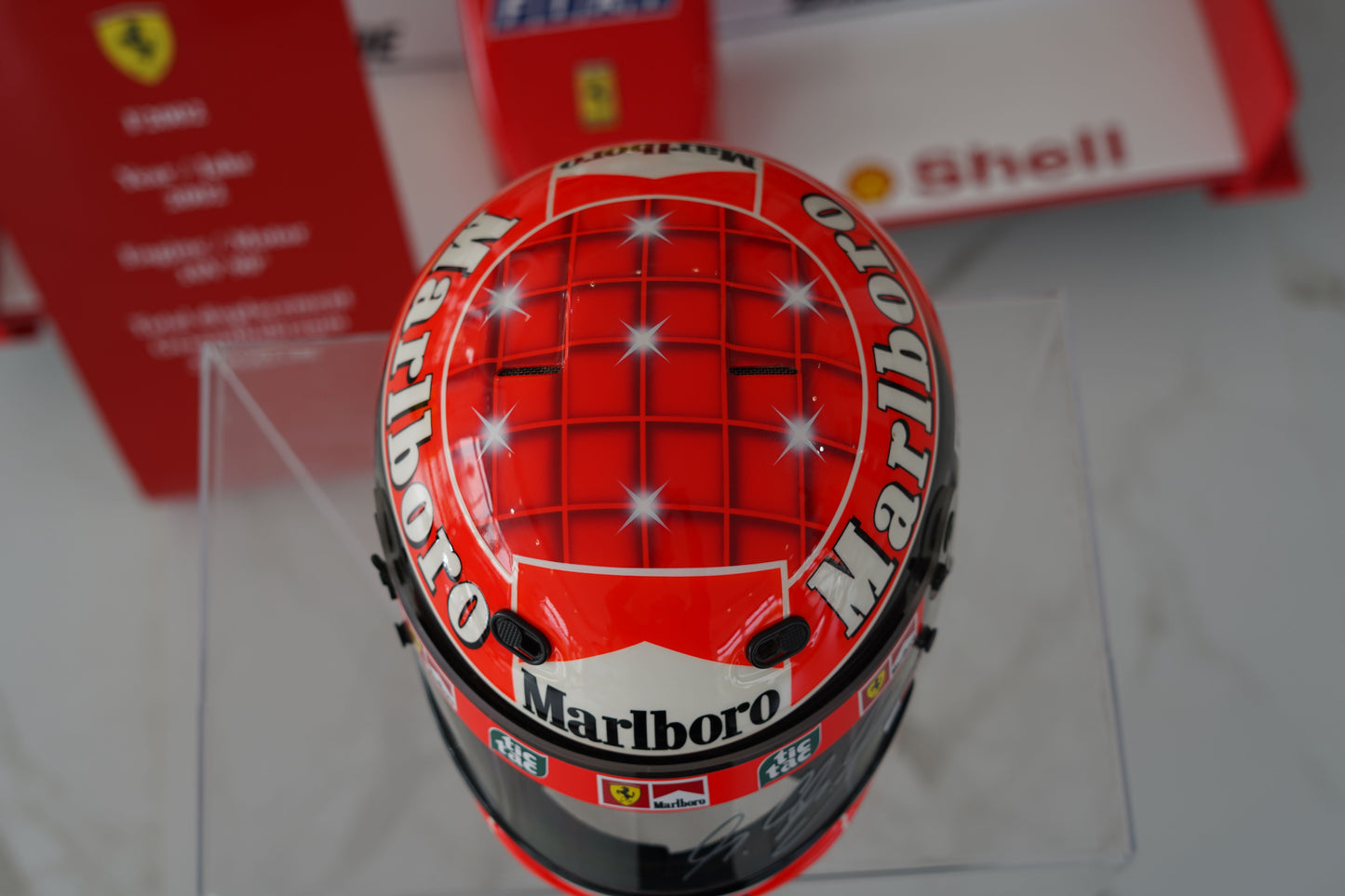 2002 Michael Schumacher Bell replica Helmet signed
