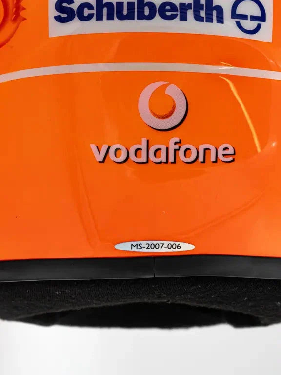 2007 Michael Schumacher Scuderia Ferrari Schuberth Signed Q2 Kart Helmet