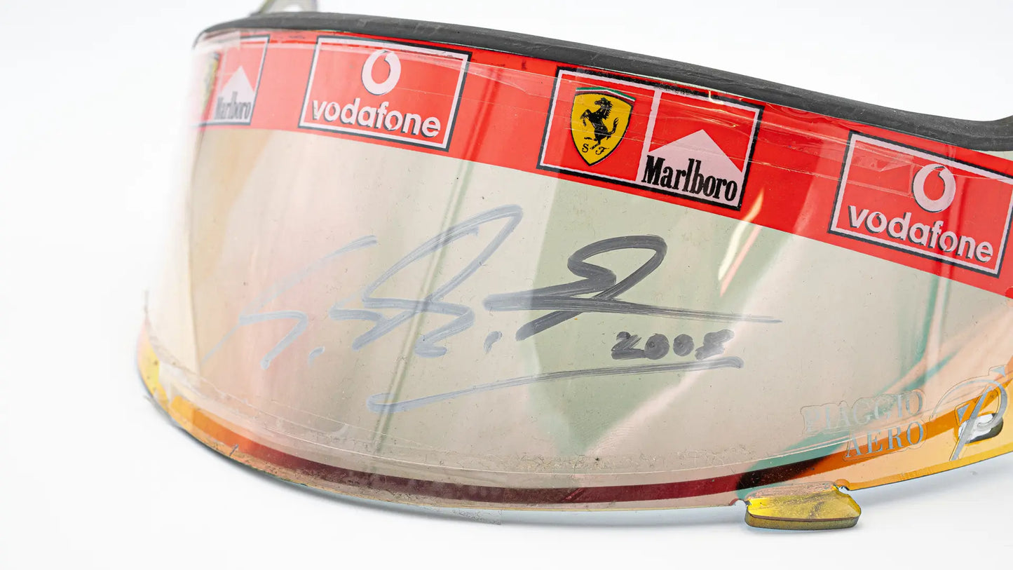 2005 Michael Schumacher Scuderia Ferrari Formula 1 Signed Visor