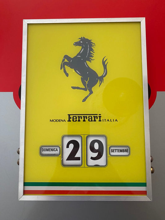FERRARI Cavallino Perpetual Italian Calendar
