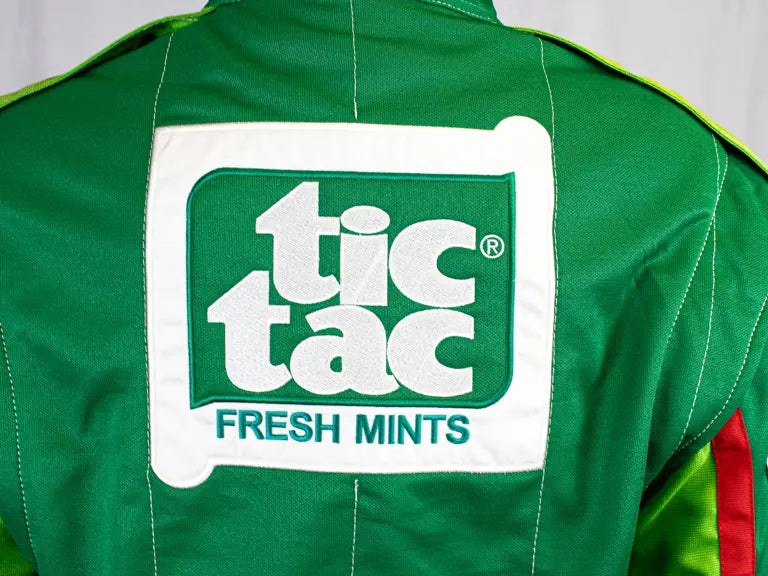 1991 Michael Schumacher Jordan Grand Prix Racing Formula 1 Stand 21 Replica Racing Suit and Cap