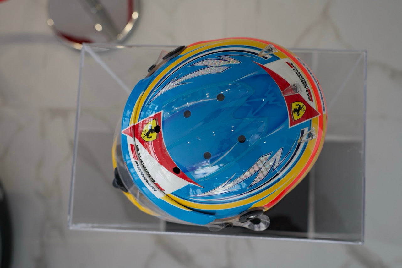 2011 Fernando Alonso Signed Replica Helmet