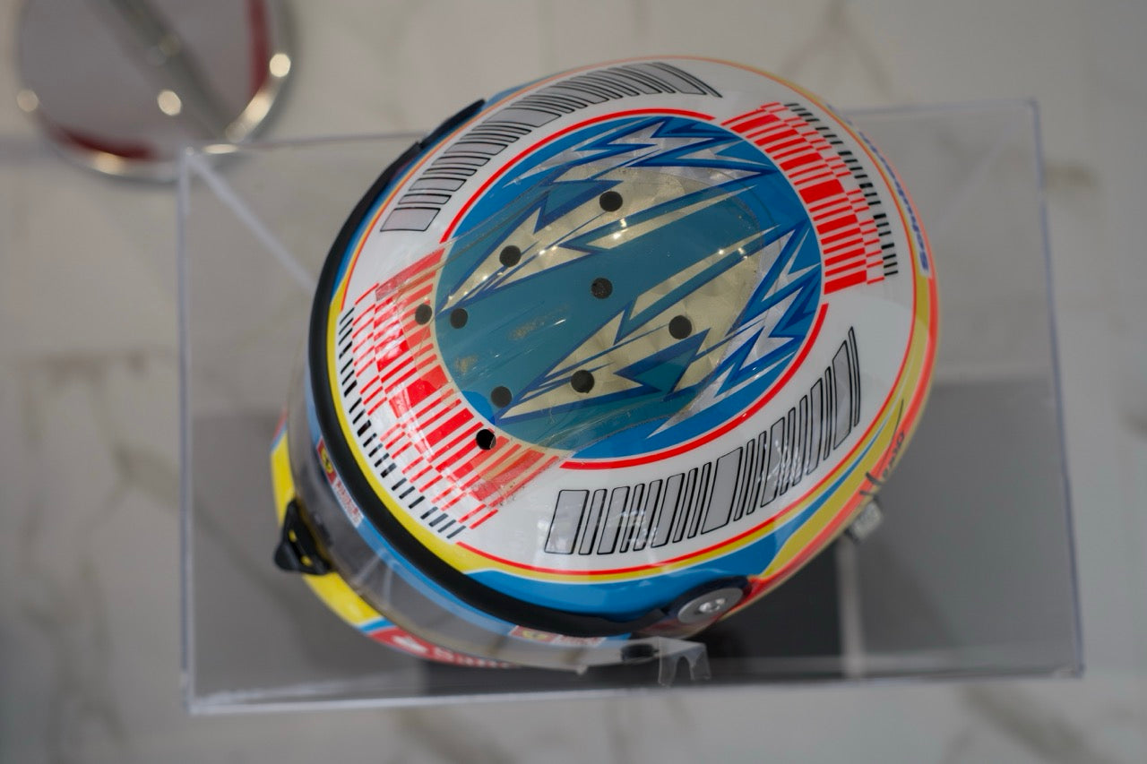 2010 Fernando Alonso Race Used Helmet