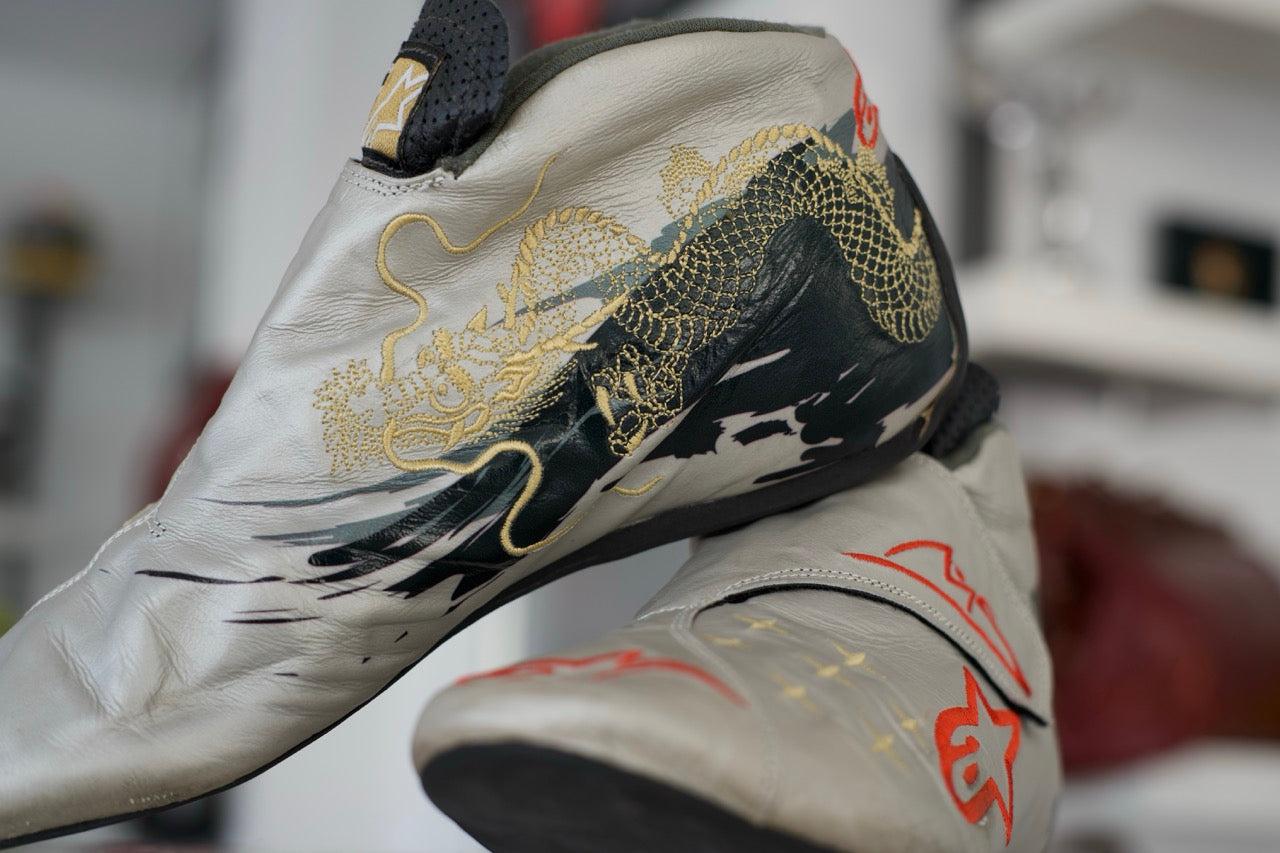 Michael Schumacher Used Go-Karting Shoes