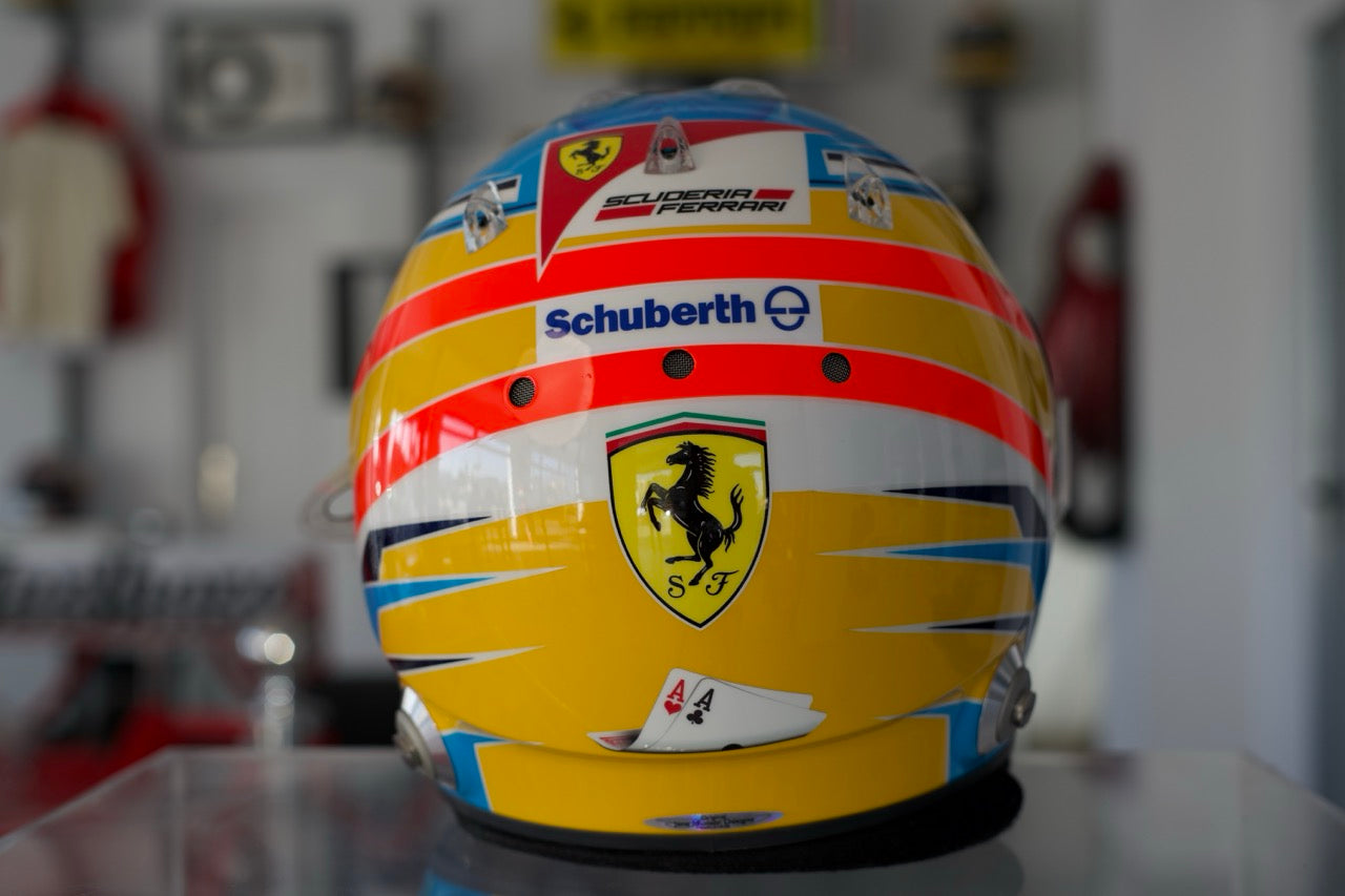 2011 Fernando Alonso Signed Replica Helmet