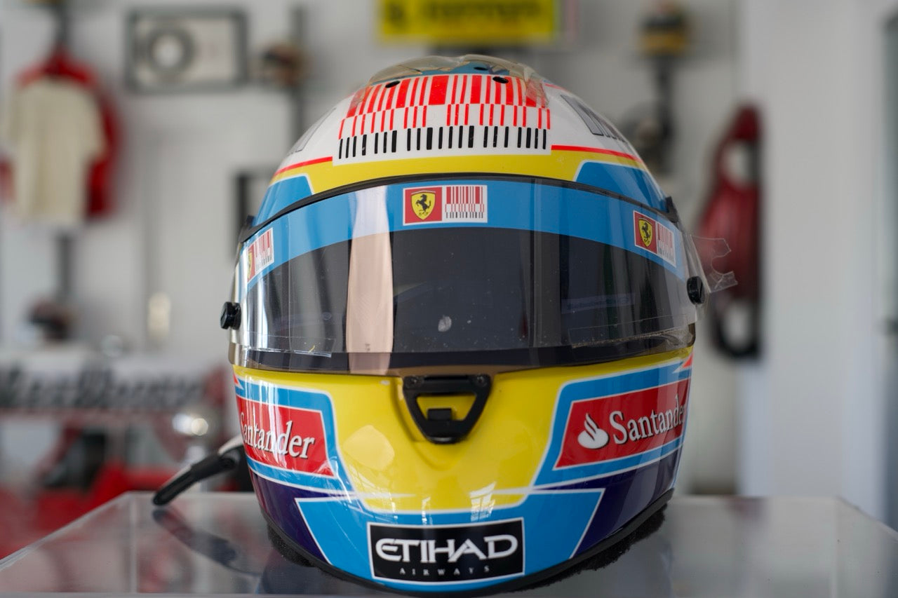 2010 Fernando Alonso Race Used Helmet