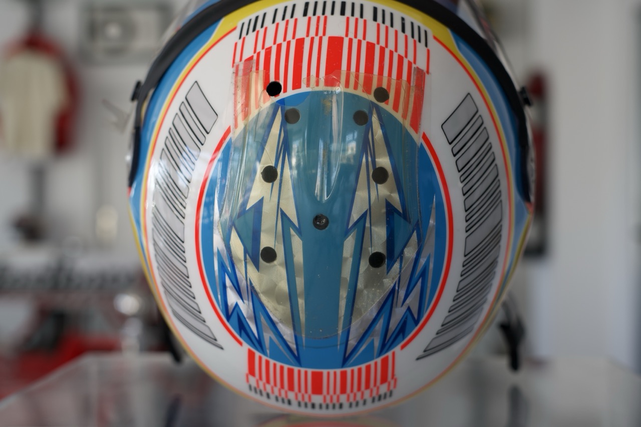 2010 Fernando Alonso Race Used Helmet