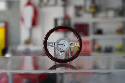 Bugatti Small Steering Wheel Desk Clock