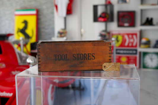 Vintage 1982 Rolls-Royce Wooden Factory Tool Box