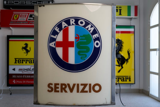 Alfa Romeo "Servizio" Large Dealer Sign