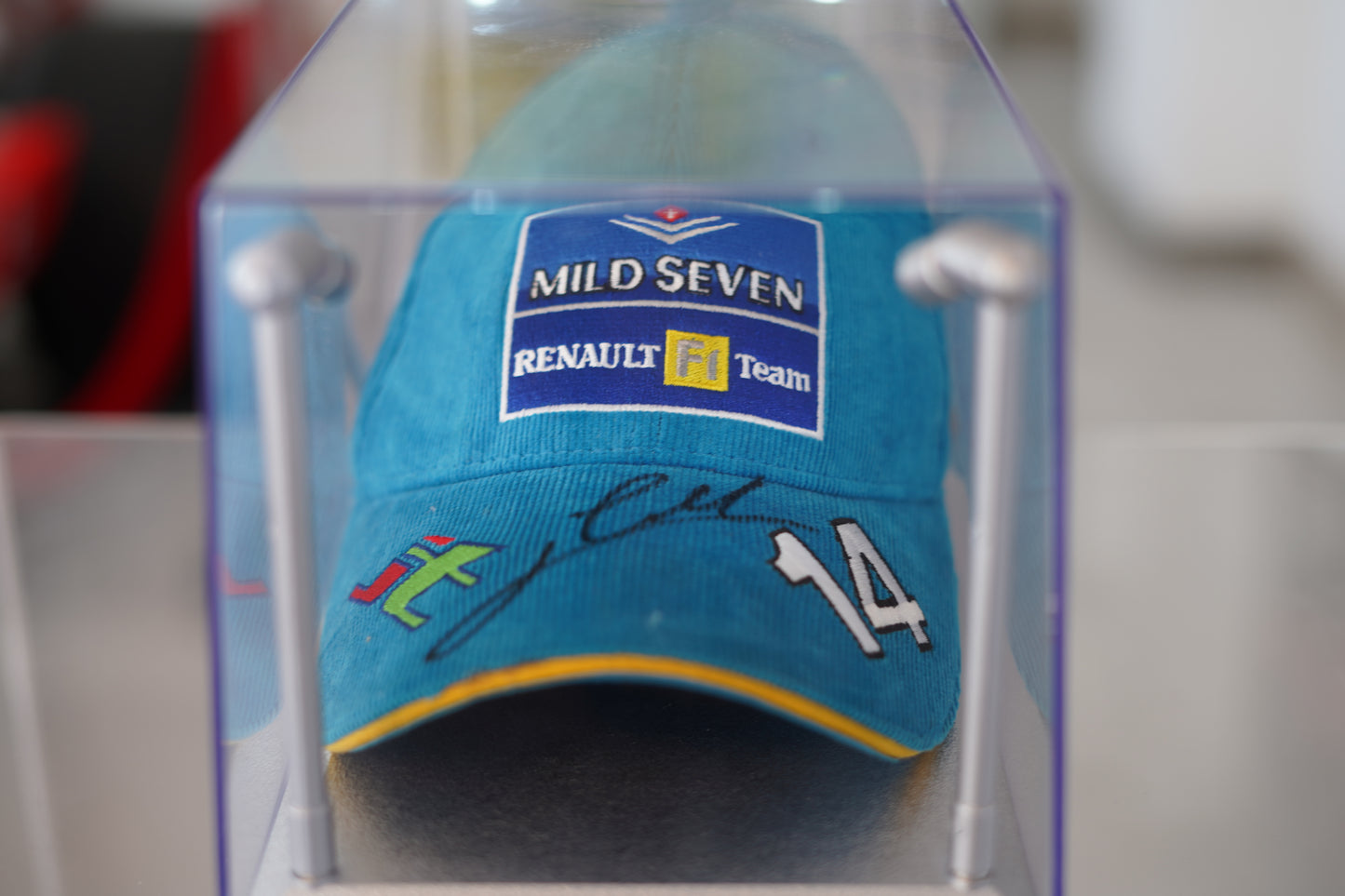 Jarno Trulli Signed Renault Hat