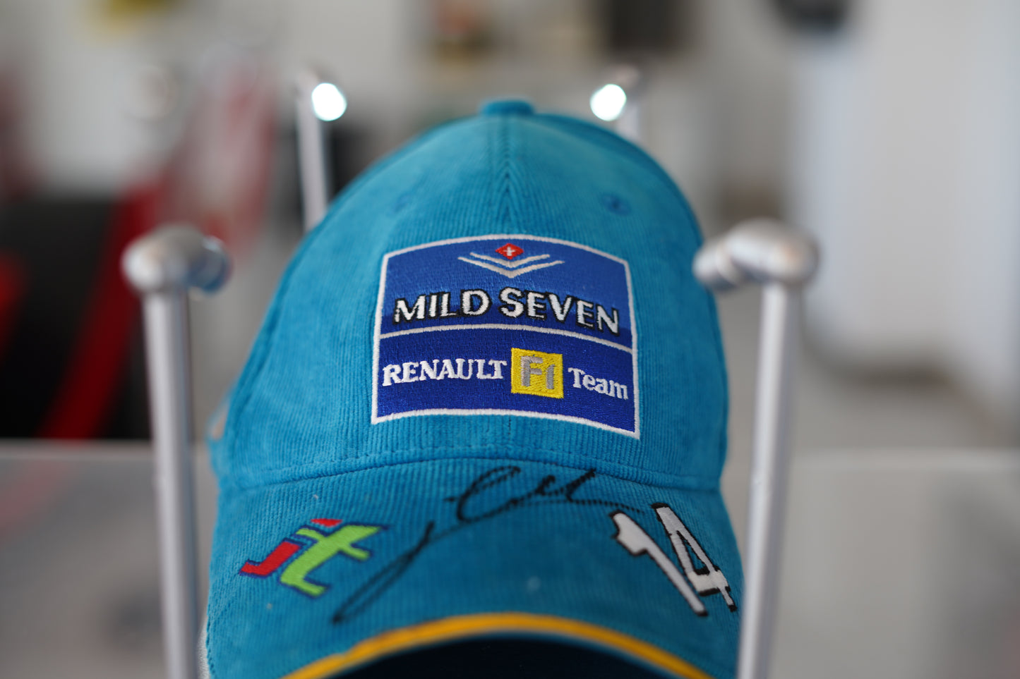 Jarno Trulli Signed Renault Hat