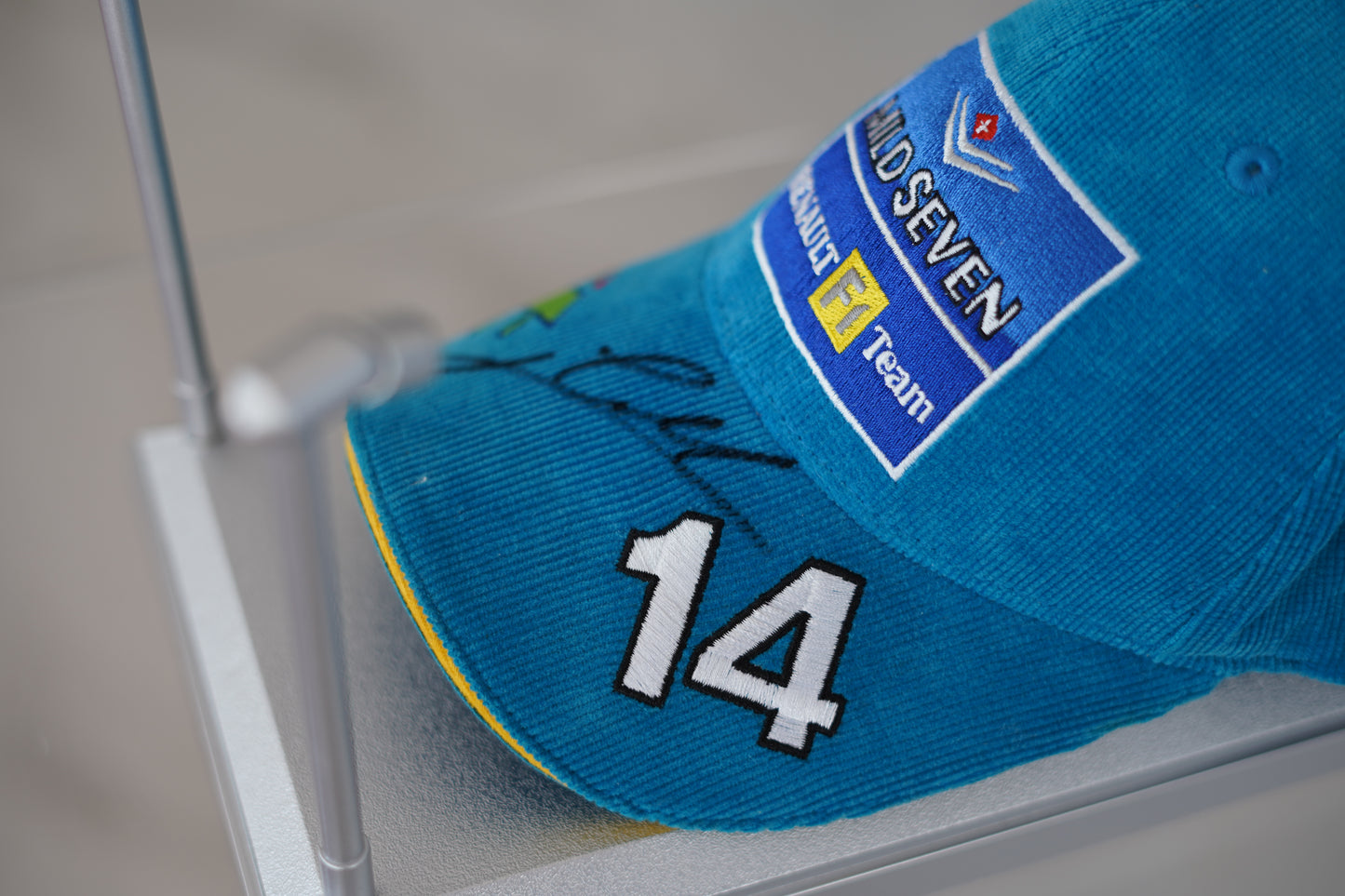 Jarno Trulli Signed Renault Hat